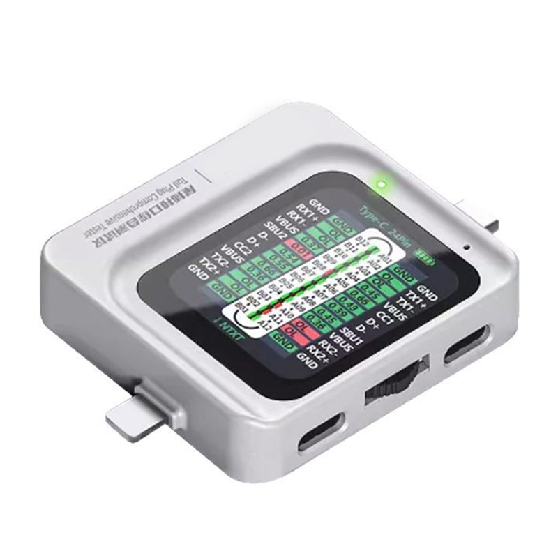 TNS360 โทรศัพท์มือถือปลั๊กที่ครอบคลุมเครื่องตรวจจับ 30V-5A การสแกนอัตโนมัติการตรวจจับ 3-In-1 สําหรับ IOS TEYE-C
