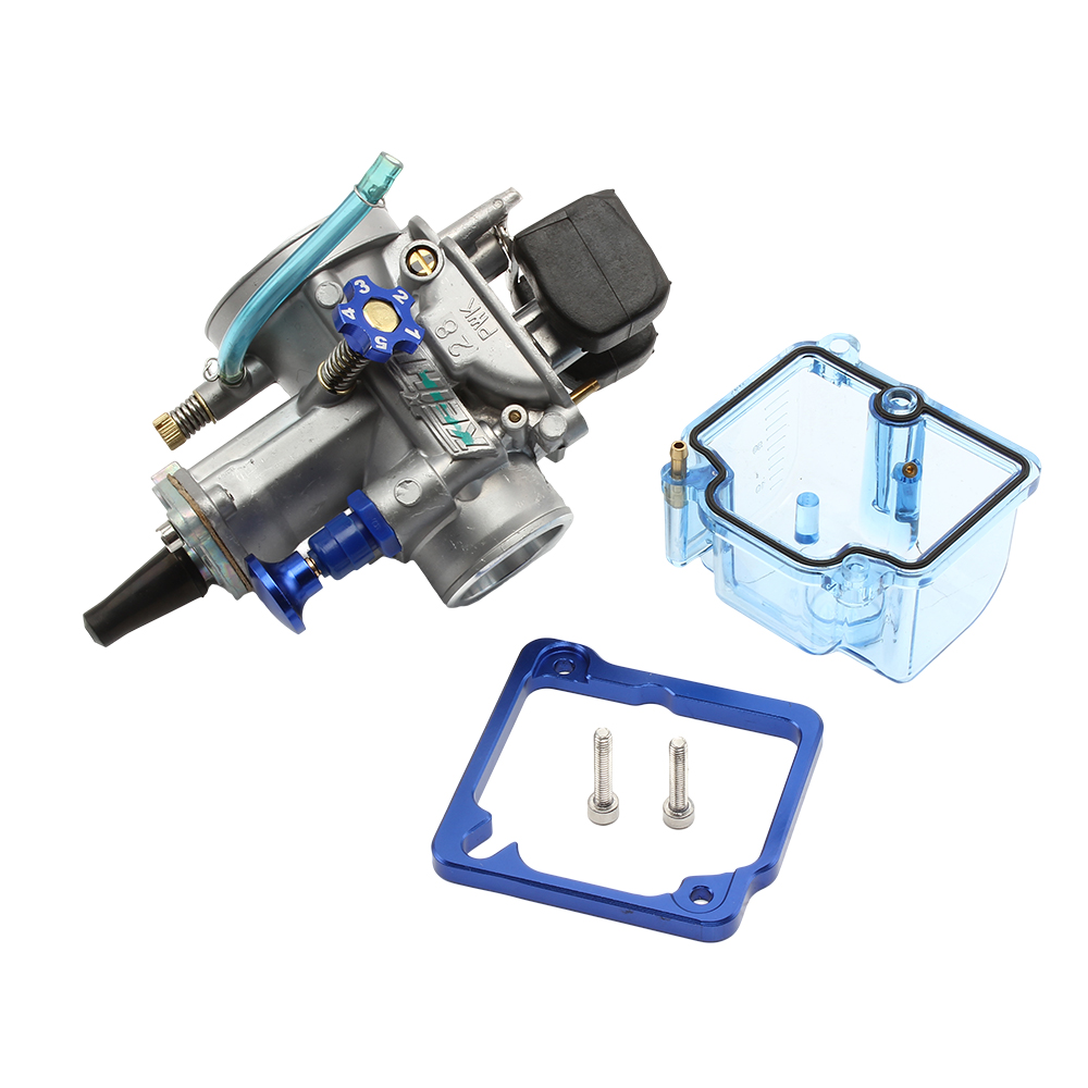 オートバイキャブレター Keihin PWK 28 30 32 34 ミリメートルスクーターとパワージェットモトクロスユニバーサルアクセサリーダートバイクレース