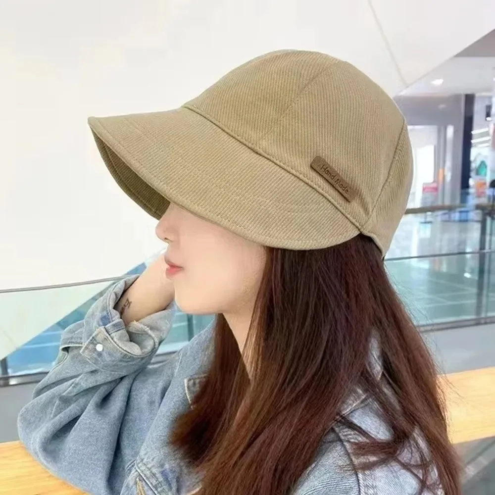 여성용 접이식 Sunhat 여름 야외 해변 어부 모자 선 스크린 UV 보호 모자 조정 가능한 코튼 와이드 브림 버킷 캡