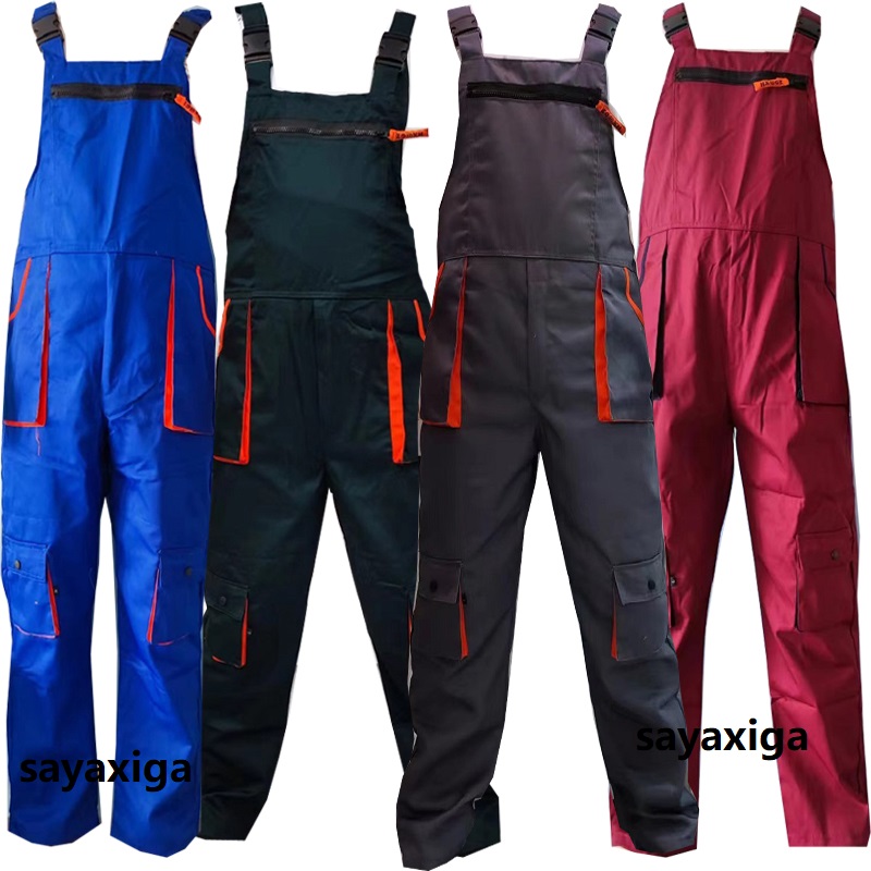 roupas masculina uniforme de tarbalho batas Trabalho Geral Uniforme Homens Mulheres Trabalhando Coverall Car Repairman Macacão Oficina Mecânico Roupas de Trabalho Para Homens Armazém Macacão
