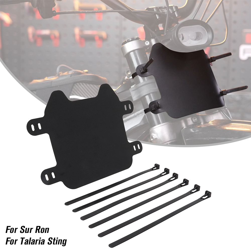 Placa de identificação frontal para motocicletas, placa de licença para surron sur-ron sur ron lightbee light bee x s elétrica dirt bike e-bike