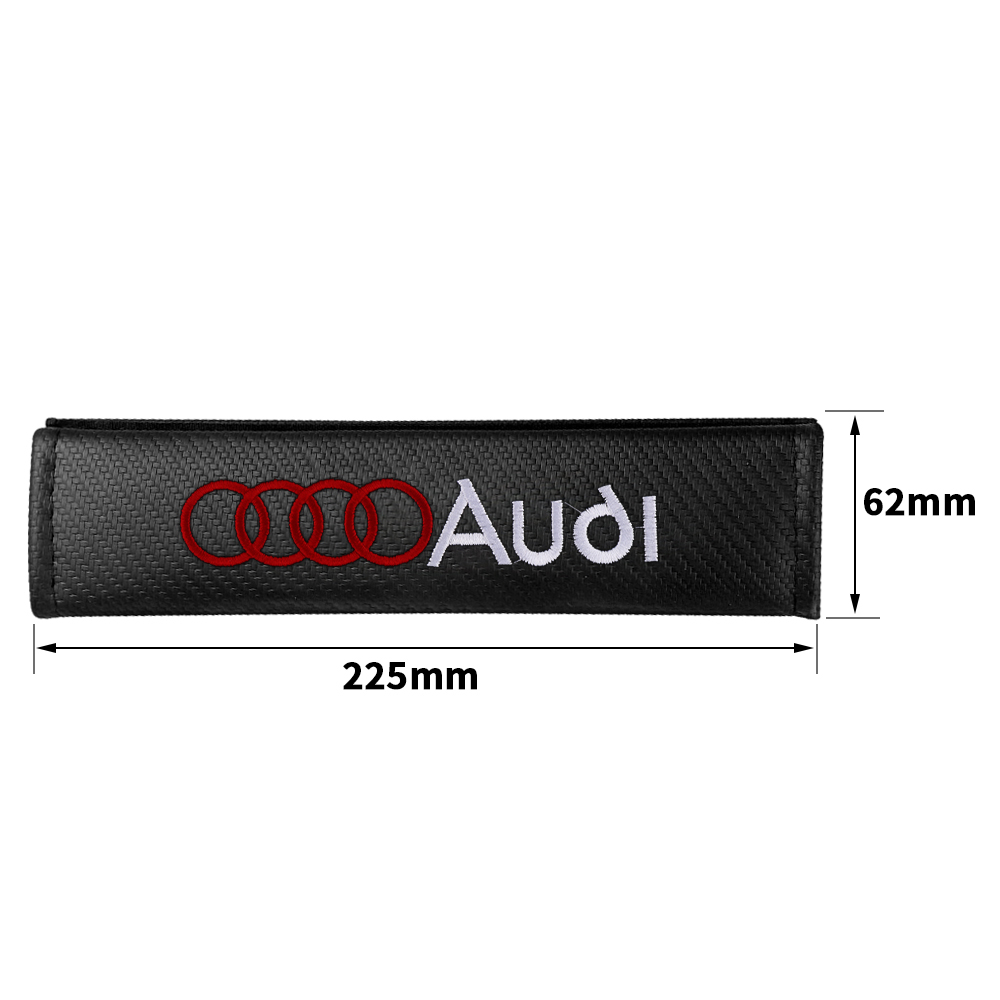 Car Seat Belt Cover Shoulder Protector Cushion Pad Auto Accessories For Audi S line A3 8p 8v 8l A4 b8 b6 b9 A6 c7 A5 Q5 Q3 A1 Q7