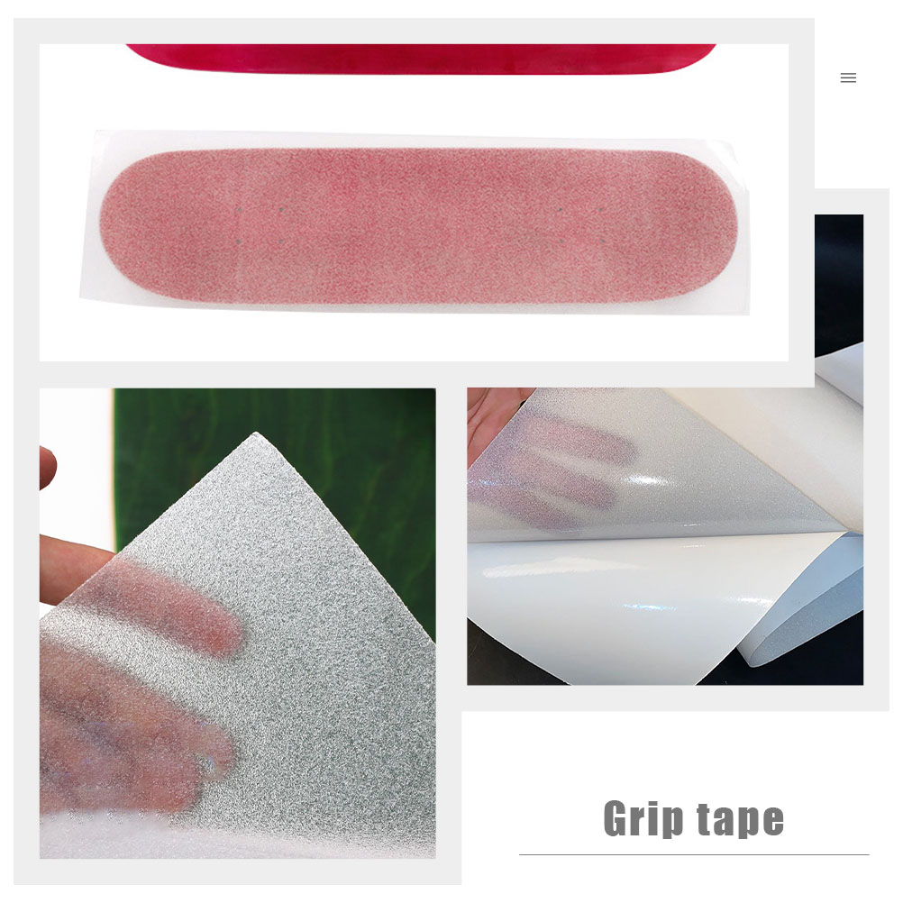 Profession elle Griffbretter Griff band transparenter Kanal klar blasen frei Grabber Skateboard Sandpapier