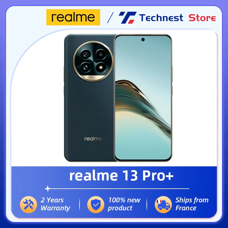 Versão global realme 13 Pro + 13 Pro plus Snapdragon 7s Gen 2 smartphones 5g android 14 80W SUPERVOOC Charge 50MP Câmara