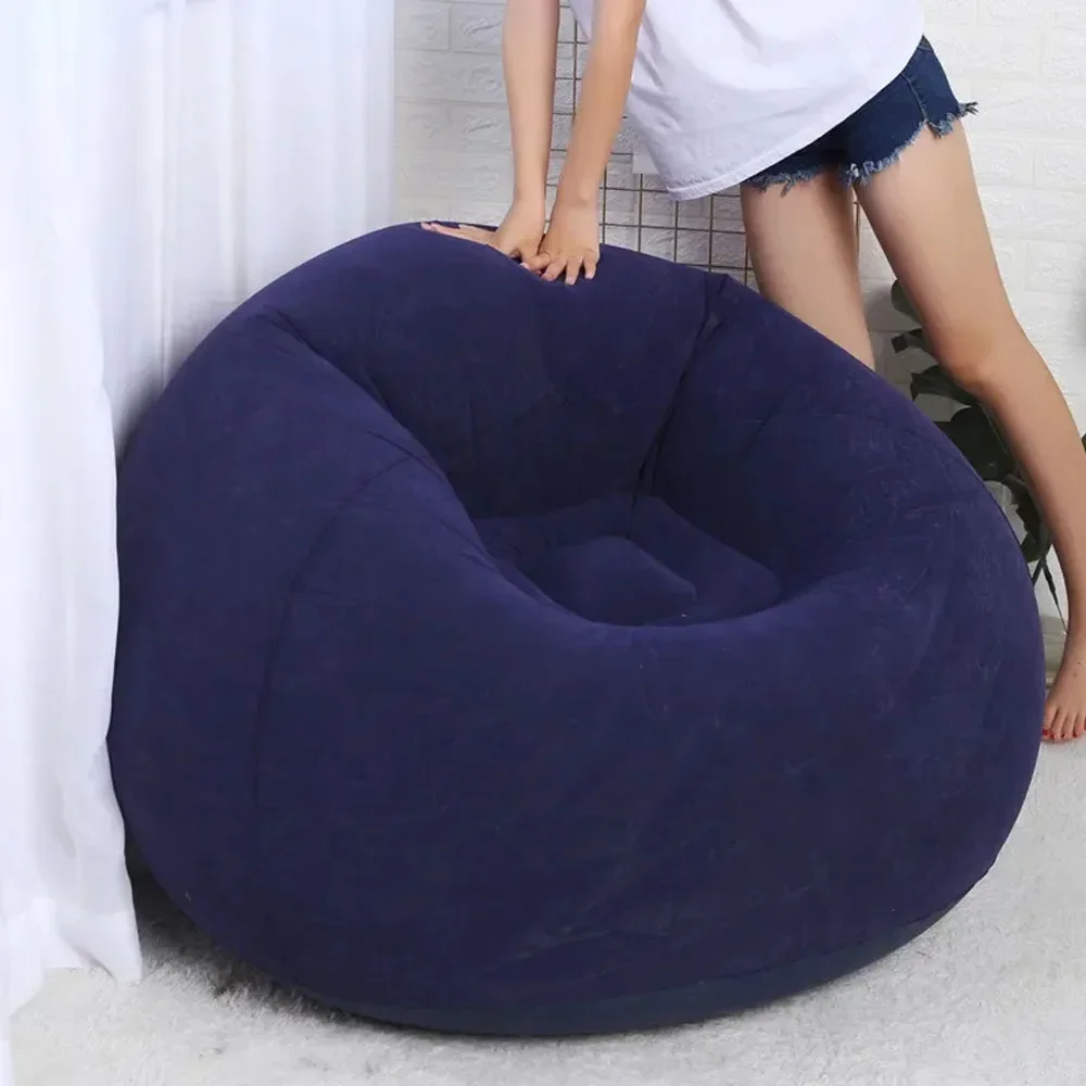Grande Inflável PVC Sofá Preguiçoso e Cadeiras, Assento Espreguiçadeira, Puff Bag Pouf, Puff Couch, Tatami, Sala de estar, Oferta Presente