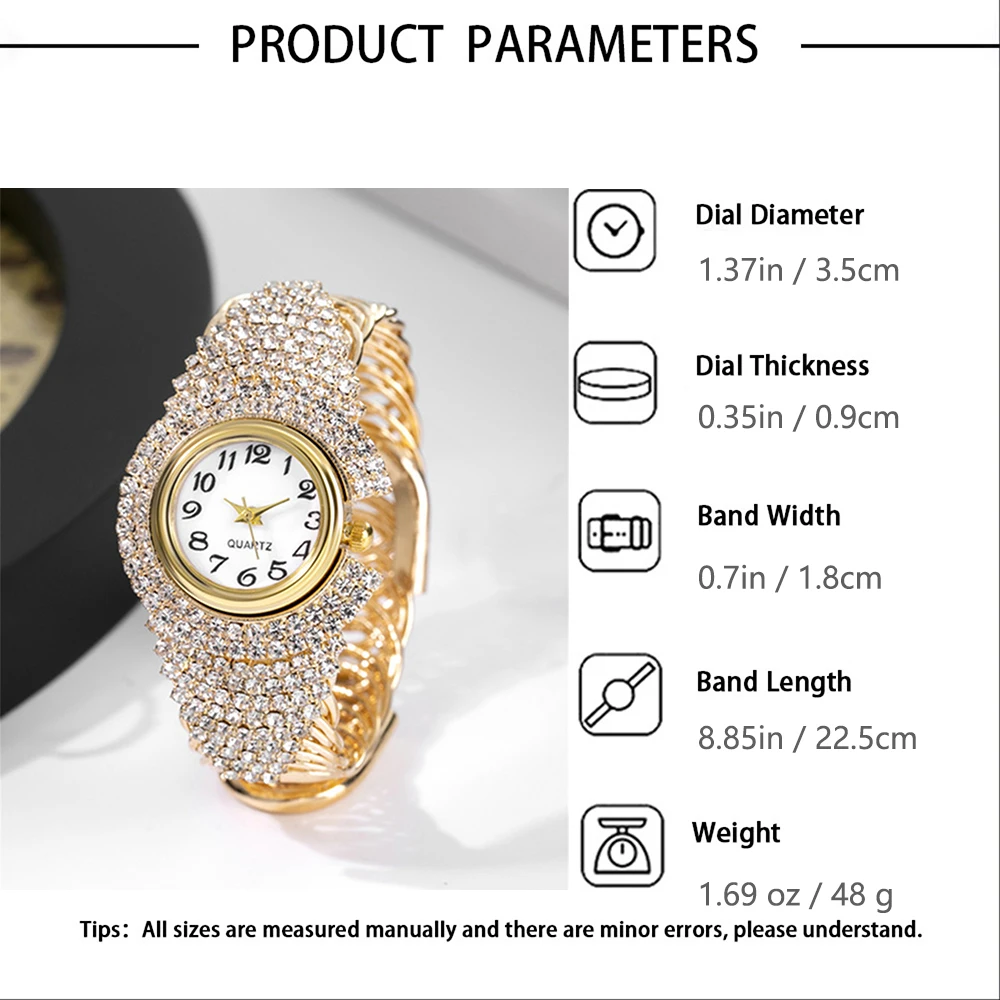 Eine koreanische Version der modischen und vielseitigen Damen-Armbanduhr mit leichten Luxus-Diamant-Intarsien und Quarz