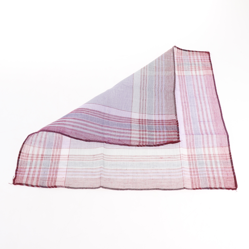Lenços de algodão xadrez para homens, ternos decorativos Hanky, moda vintage, 12 pacotes