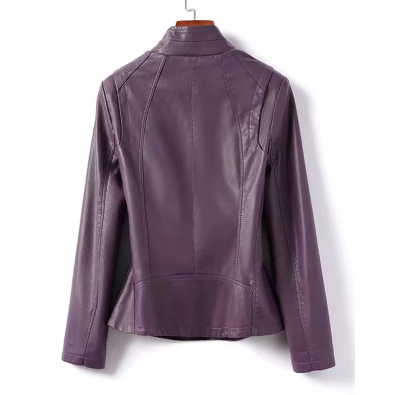 ฤดูใบไม้ผลิฤดูใบไม้ร่วงผู้หญิงแกะผิวCoat 2025 สุภาพสตรีขนาดใหญ่ขนาด 5XLของแท้หนังแจ็คเก็ตหญิงเกาหลีคอปกหนังเสื้อ