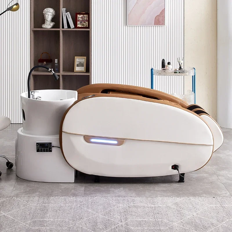 Factory Custom Salon Haarwasstoel Elektrische Massagetafel Hoofd Spa Shampoo Bed