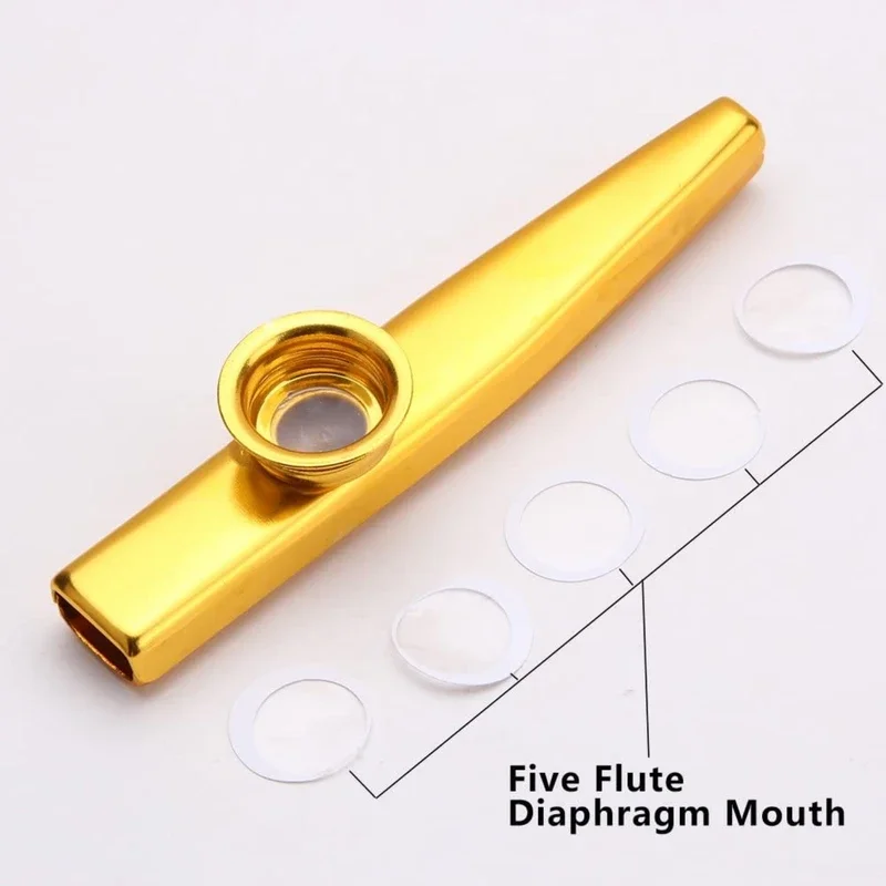 금속 Kazoo 악기 플루트, 다이어프램 입, Kazoo 악기, 기타에 좋은 컴패니언