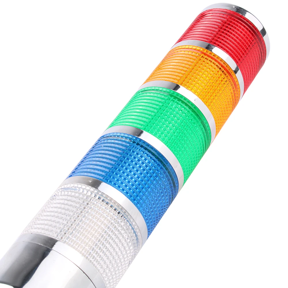 180 Rotatable Stack light Red amber Green warning light industrial for CNC machine DC12-24V AC110-220V Steady flashing light LED