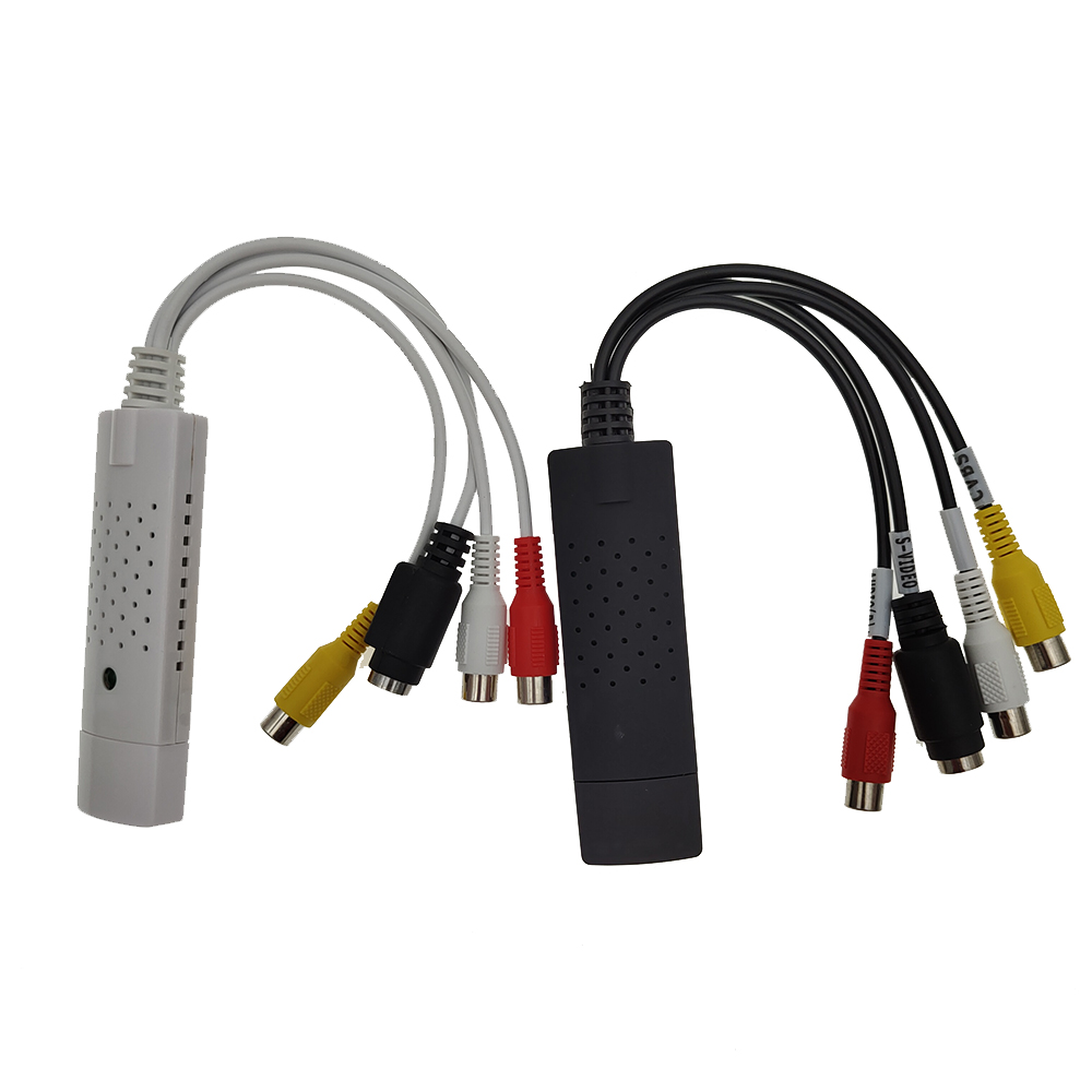 Преобразователь VHS в цифровой USB 2.0 Видеоконвертер Карта захвата аудио VHS Box VCR ТВ в цифровой преобразователь для Win 7/8/10