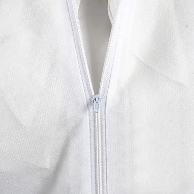 Disposable Breathable Dustproof Water Oil Resistant Work Safety Overall Anti Dust Spary Painting Decorating Labour Coverall Suit