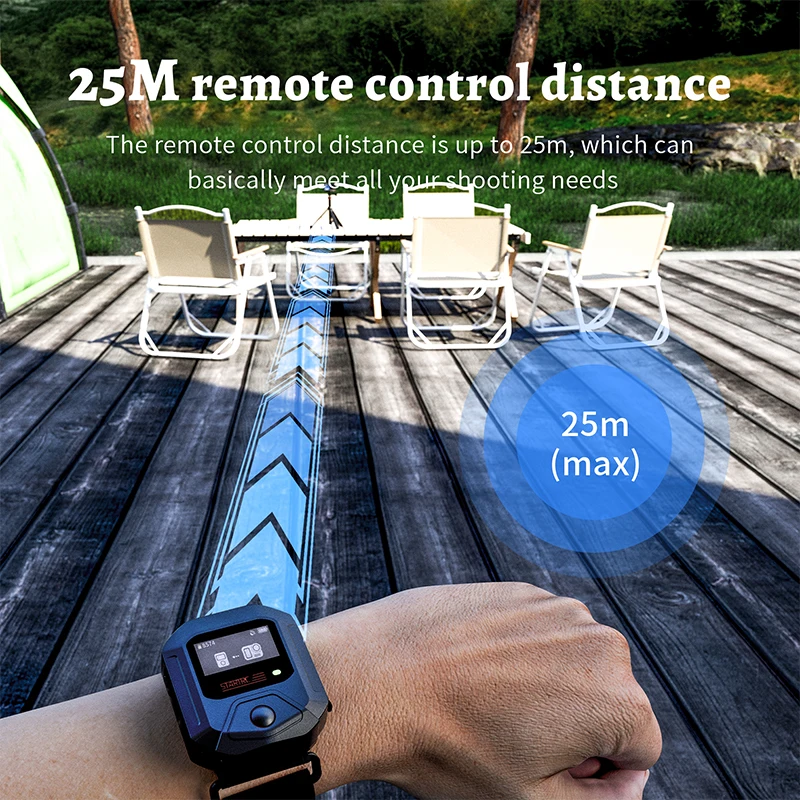 Accesorios de cámara Control remoto inalámbrico Bluetooth para Insta360 X4/X3 ACE PRO 2/GO 3s piezas de cámaras deportivas para Insta360 X5