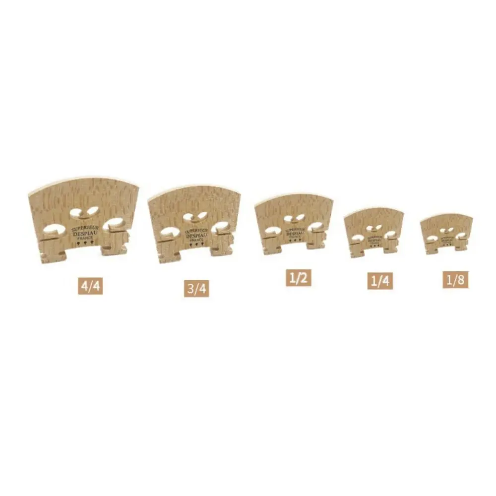 4/4-3/4-1/2-1/4-1/8 Size Violin Bridge Replacement Maple Wood Fiddle Maple Wood Bridge Steady Bridge Professional