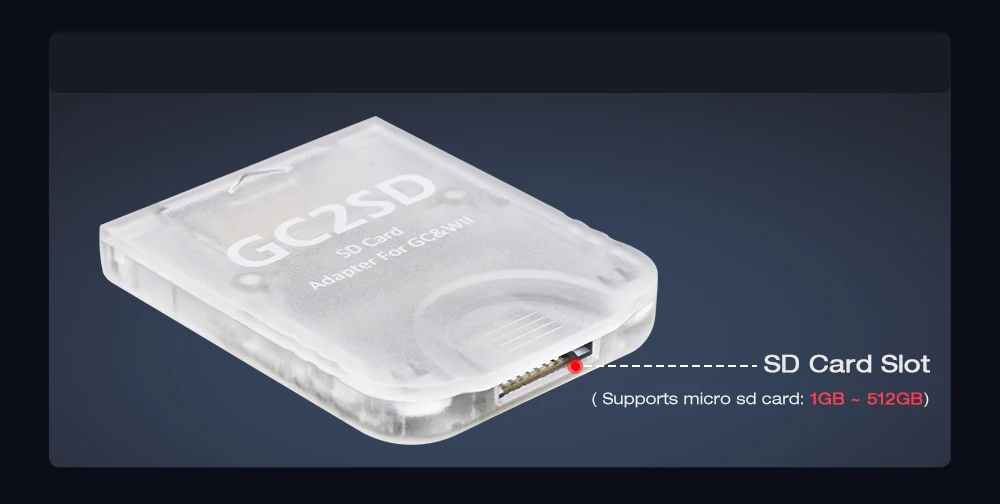 GC2SD Adapter Thẻ SD Card Adapter Dành Cho Hệ Máy Nintendo GameCube & Điều Khiển Wii SD2SP2 SD Adapter Thụy Sĩ Cho GameCube wii