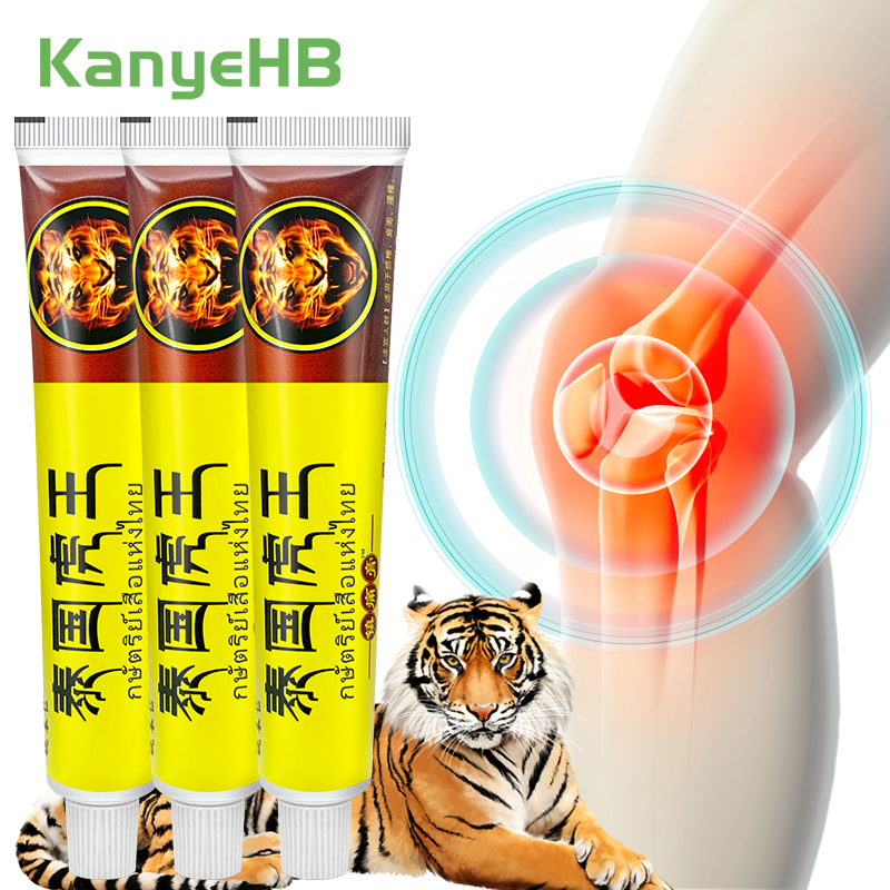3 uds bálsamo de tigre chino ungüento dolor en las articulaciones crema médica tratar cuello espalda columna Lumbar artritis muscular crema analgésica A1429