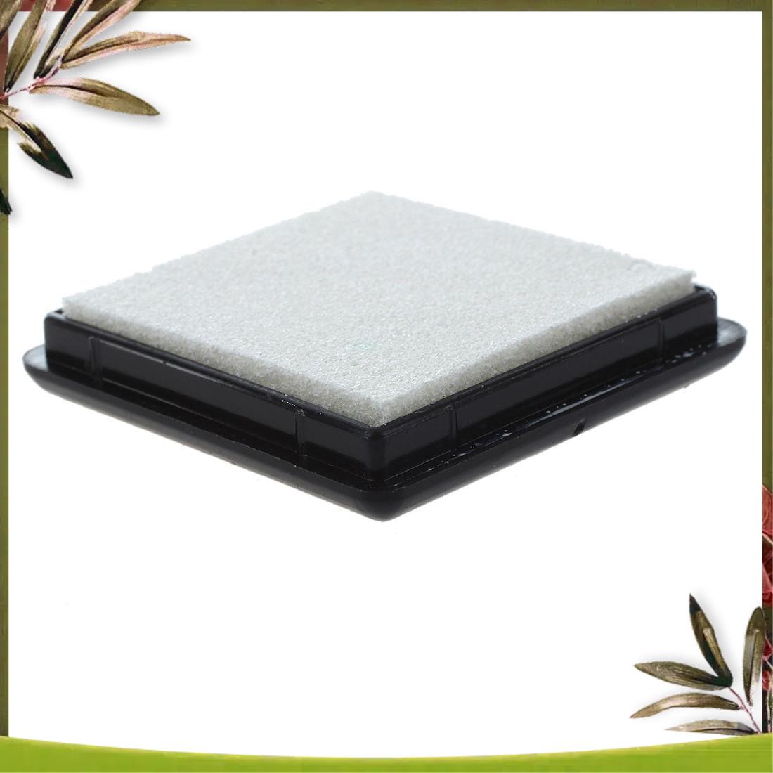 Nieuw-2 stuks inktkussen stempelkussen voor bruiloftsbriefdocument, wit en zilver