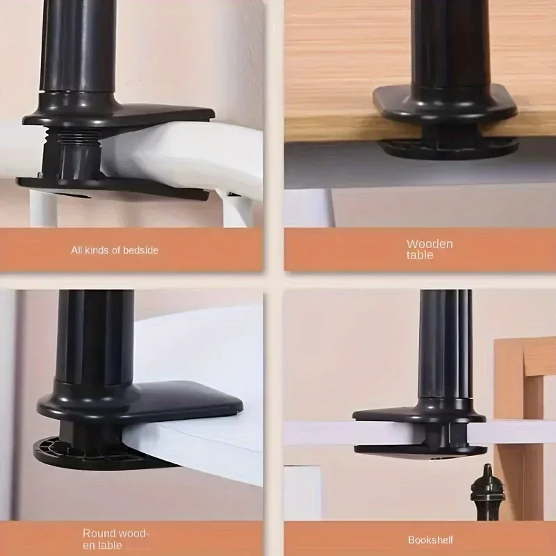 Soporte para teléfono móvil, soporte para tableta Ipad, soporte voladizo de escritorio, adecuado para ver dramas y cocinar, 1 ud./2 uds.