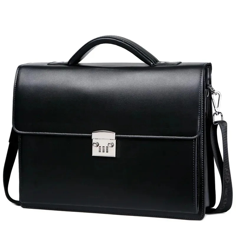 Nuevas de cuero para hombre, bolso de lujo, bolsos de marca para mujer, maletín ejecutivo, Maleta para hombre, bolso para ordenador portátil para hombre, bolso de negocios сумка