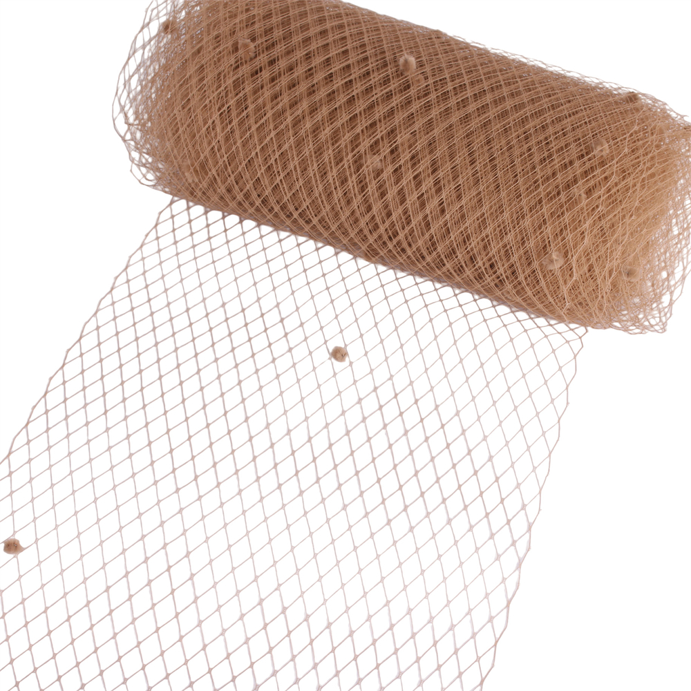 女性用ドット付きニットウェア,ウェディングベール,DIYヘアアクセサリー,10インチ,25cm