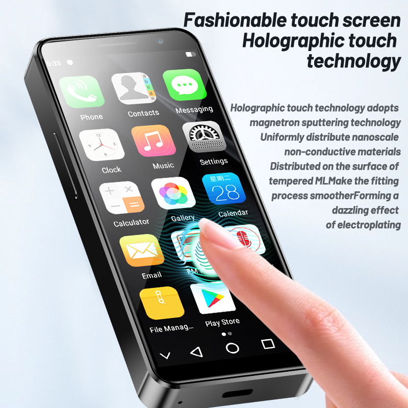 SOYES XS16 Pro 4 ''Mini Smartphone 4GB RAM 128GB ROM Android 10,0 Octa-core 2100mAh Face ID 4G LTE tipo C OTG teléfono pequeño