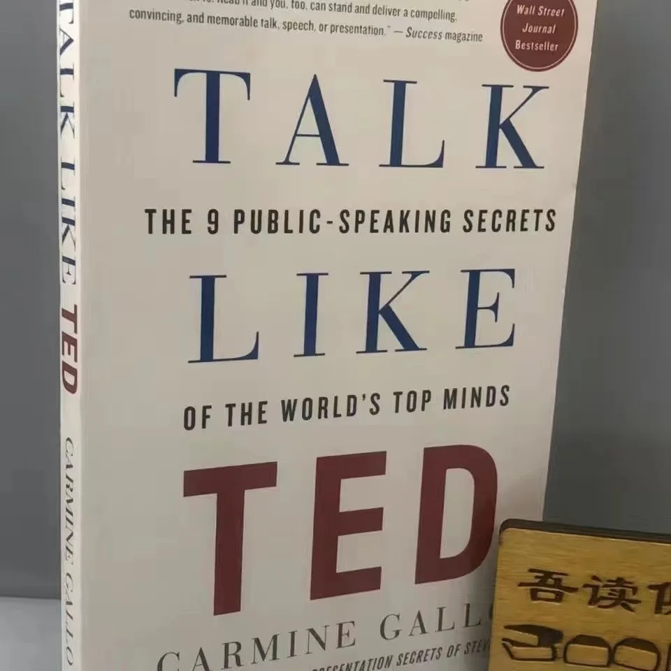 TALK LIKE TED カーマイン・ガロ著 9 つの人前で話す秘密 自己改善 スピーチ雄弁 英語の本