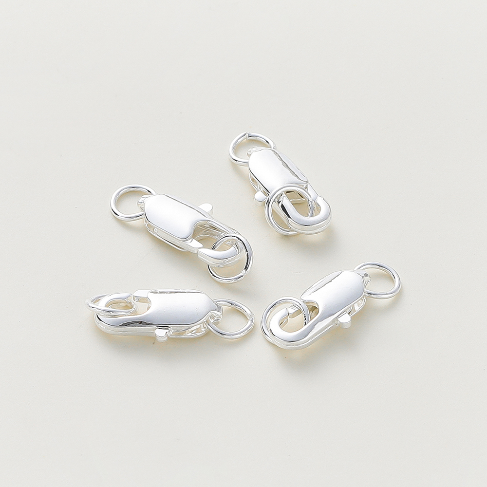 10 Uds. De latón chapado en oro de 14K/18K, cierre de langosta con 20 Uds. De anillos abiertos para saltar, Kits de accesorios DIY, conector para pulsera, fabricación de joyas