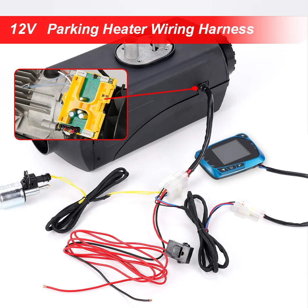 12V/24V Dual Voltage Bidirectional Remote 3KW 5KW Air Diesel Heater LCD Monitor Remote Panel Motherboard Heater Accessories