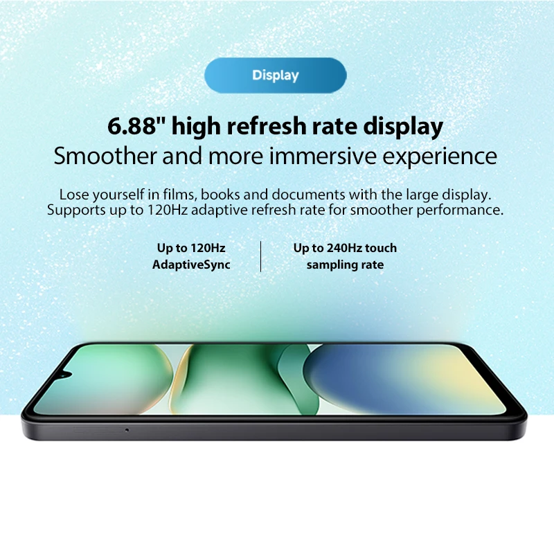 【Brand+】Global Version Redmi A5 Unisoc T7250 Processor 32MP Main Camera 6.88" Large Screen Supports 15W Fast Charging