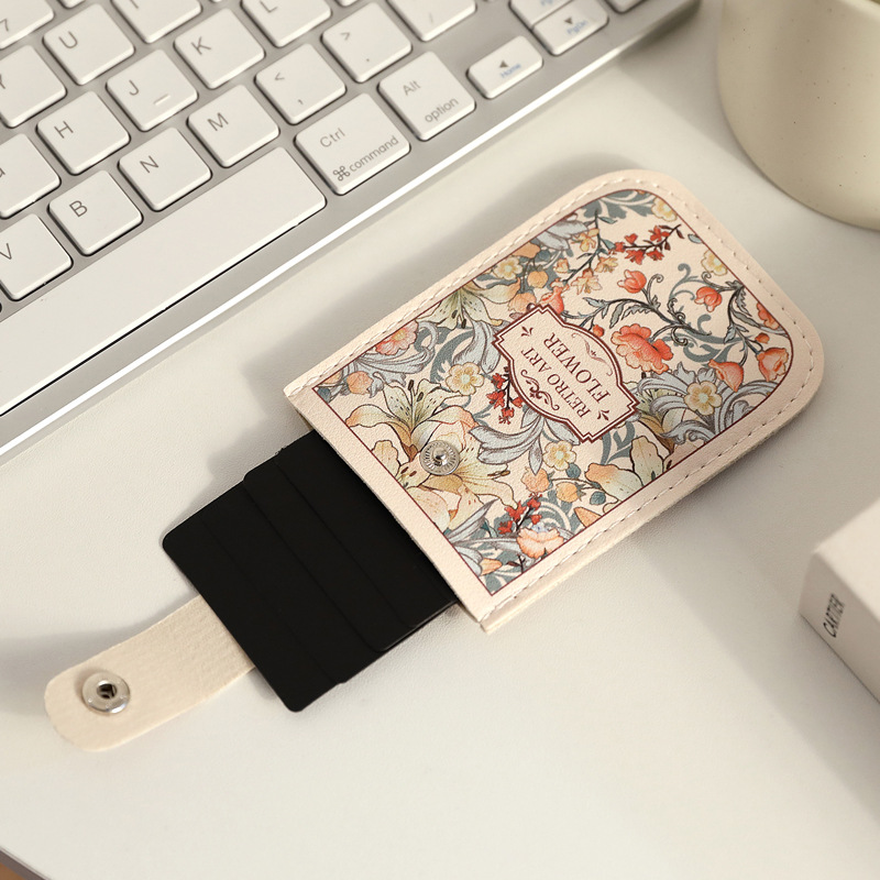 Pull-out Card Holder, Large-capacity Document Holder, Id Card, Creative Card Holder, Multi-card Slot, Anti-degaussing, Compac...