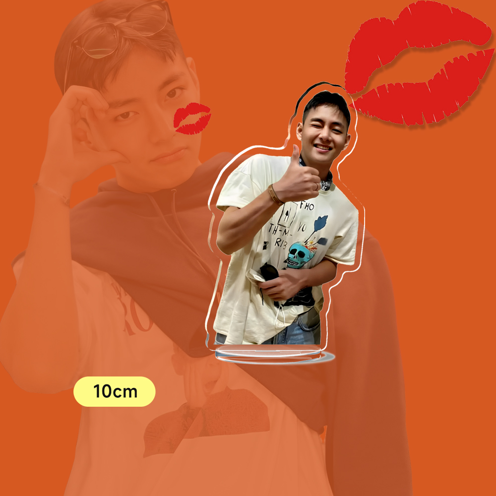 Figuras personalizadas de acrílico Kpop Standee, 10CM, Stander Vkookv, accesorios de regalo divertidos Merch