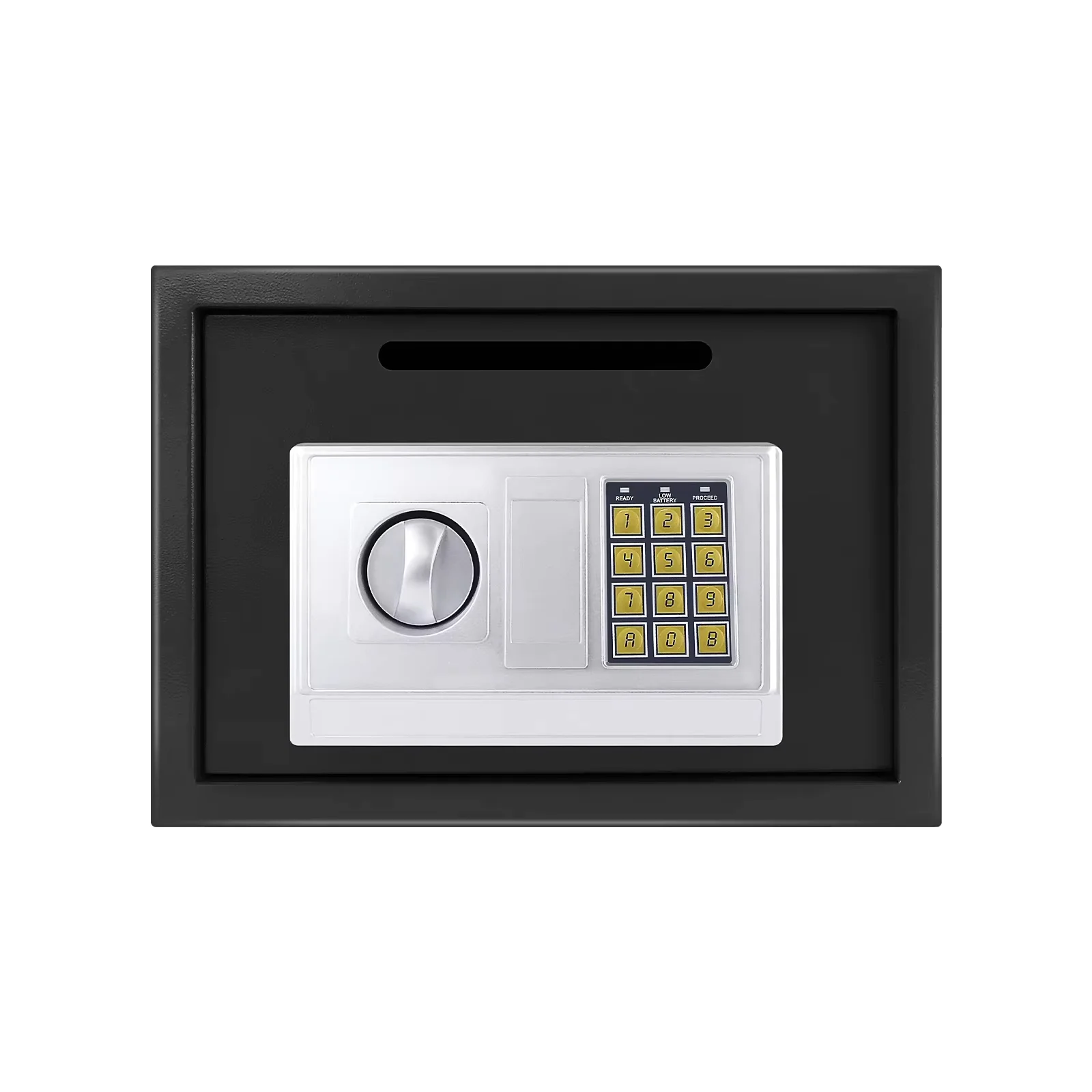 Schwarzer digital Safe Wertsachen Documentensicherheit Safe Elektronische Keyboard with Backup-Key Wall Mount Boden