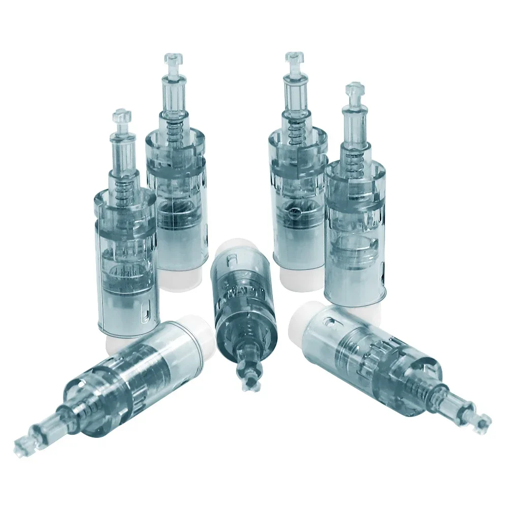 10/20/50 peças cartuchos de microagulha m8 ponta de agulha de substituição 11 16 24 36 42 nano 3d 5d mts microagulhamento para caneta dr.imp derma