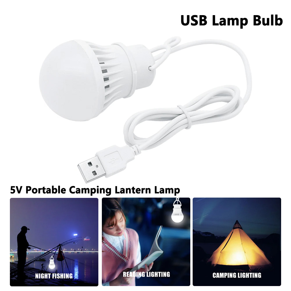 DC5V Led Lantern Camp Light Lamp Usb Emergency Bulb Hanging Tent Lamp for Work BBQ Fishing Repair Out Door Camping Equipment