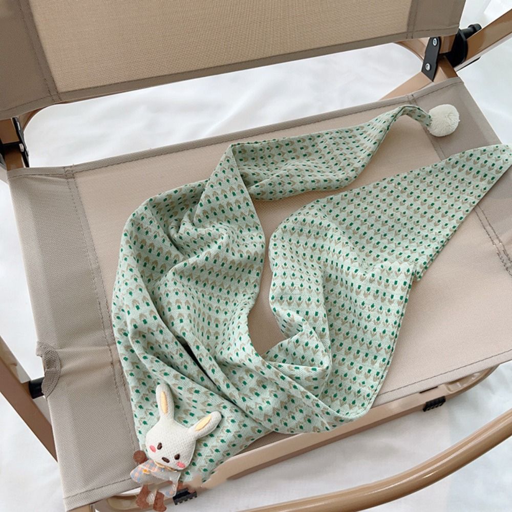 แฟชั่นบางน่ารักเด็กผ้าพันคอผ้าฝ้ายน่ารักกระต่ายเด็ก Neckerchief Windproof WARM Baby Bibs Boys