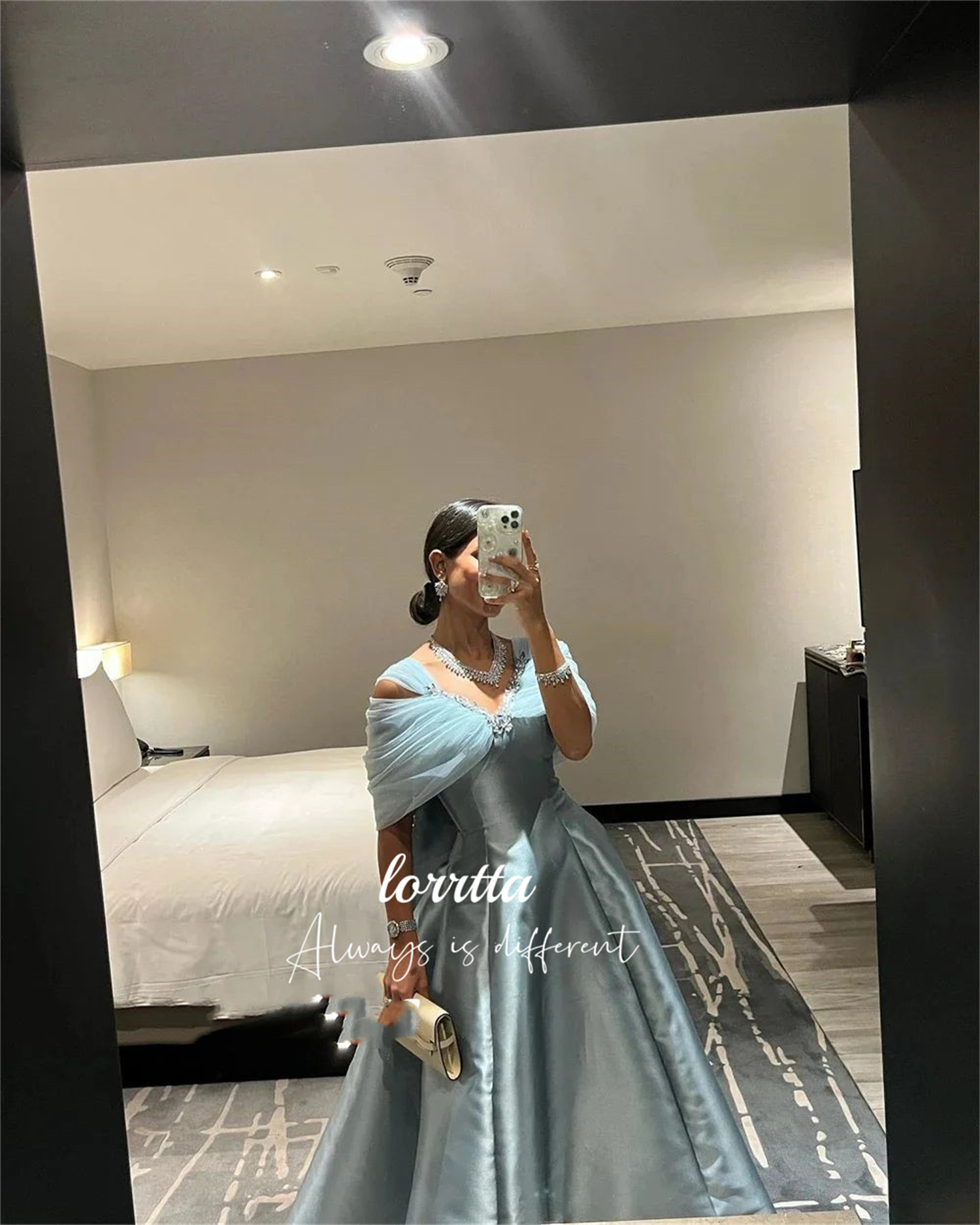 Loretta Aangepaste Bruiloft Jurk Vrouwen Formele Jurk Luxe Robes De Cocktailjurken Avondjurk Elegante Damesjurken