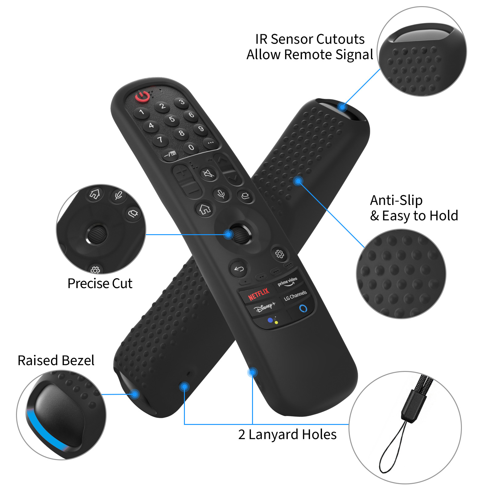 Силиконовый защитный чехол для LG Smart TV Magic Remote Control для Smart TV Remote Protection Case MR21GA/MR22GA/MR23GA