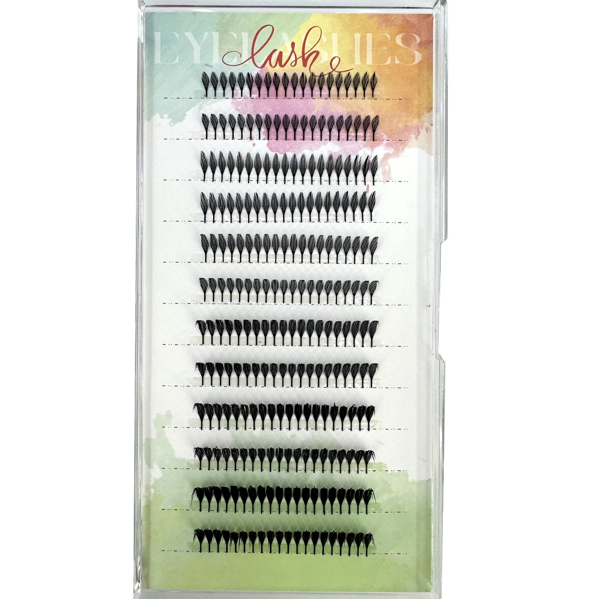 Manga Spire Eyelashes Extension Feather Shape Individual Lashes Brazilian Volume Soft Lashes Customized Eyelashes Private Label