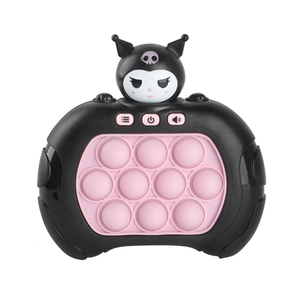 Sanrio Stitch Quick Push Bubbles เกมเด็กสนุก Whac-A-Mole บีบ Anti Stress Sensory Bubble Fidget ของเล่นของขวัญ