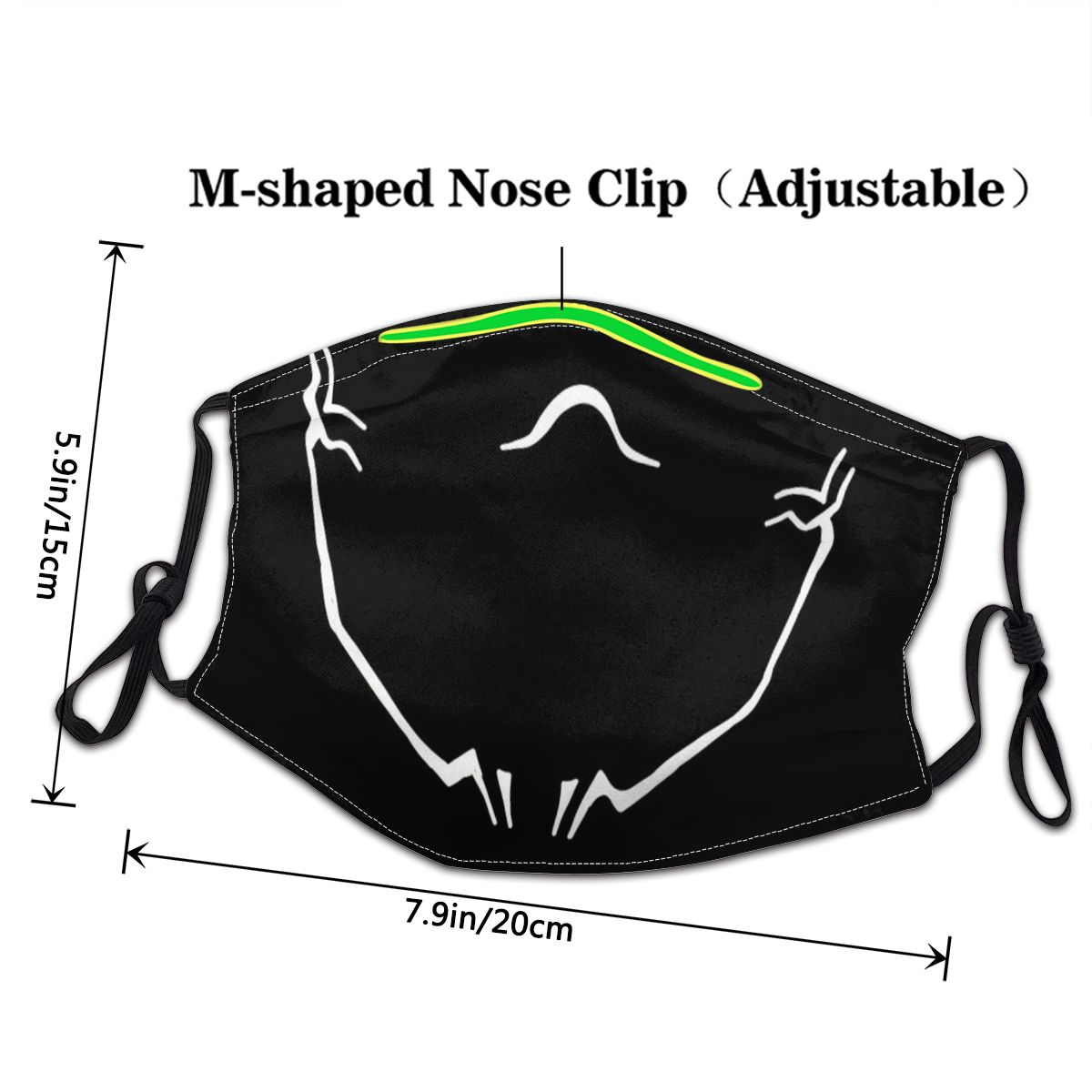 Sukuna-ブラックファッショントレンドマスク、バラクラバマスク