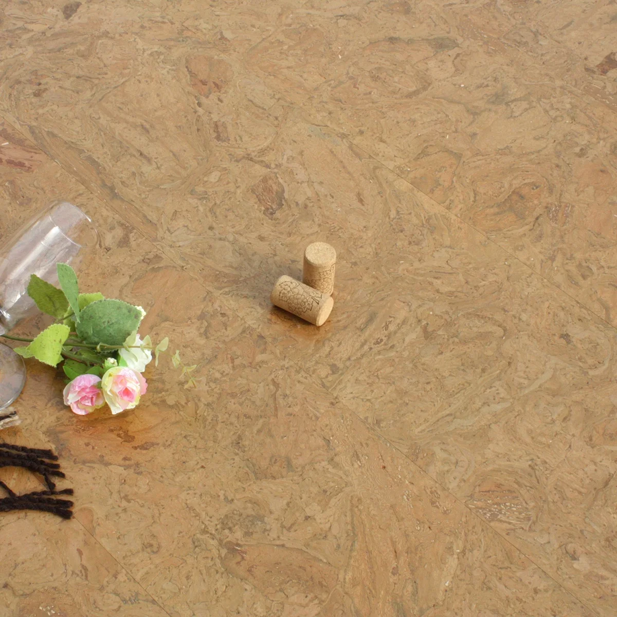 สตูดิโอเต้นรําความหนาแน่นสูงอนุบาลฉนวนกันเสียง Cork Floating Floor Cork กระเบื้อง Uk