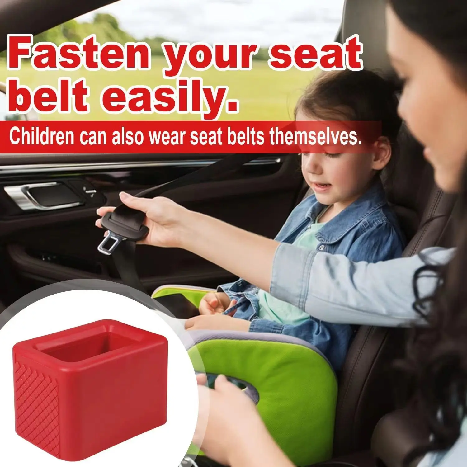 Cinto de segurança do carro fivela de silicone capa protetora bloqueio dispositivo vertical slot para cartão suporte guarda cinto de segurança titular acessórios do carro