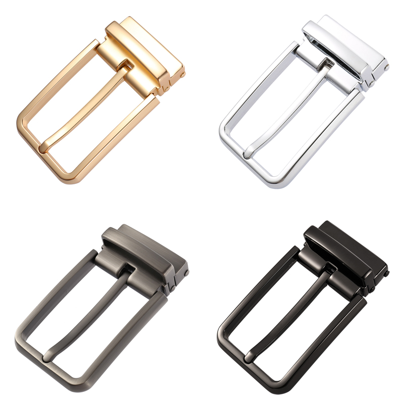 Vatlty ใหม่เข็มขัดหัวเข็มขัด35มม. สำหรับผู้ชายโลหะผสมสังกะสีแบบแข็งหัวเข็มขัดสีเงินมีสไตล์เข็มขัดแนวธุรกิจหัวเข็มขัดแบบกลัดของขวัญสำหรับผู้ชาย