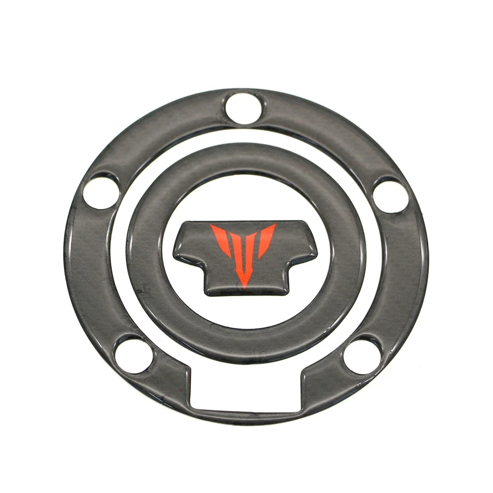 3d fibra de carbono da motocicleta tanque combustível almofada capa protetor decalque adesivos para yamaha mt01 mt03 mt07 mt09 mt10 mt 01 03 07 09 10