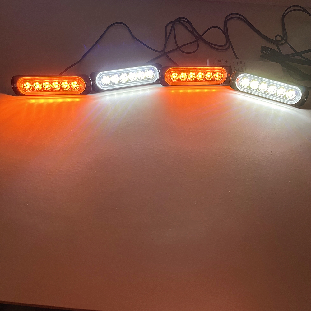 Grille Car LED Light Strobe Amber Emergency Remote Wireless Control Flash Signal Fireman Beacon Warning Lamp 12V 24V