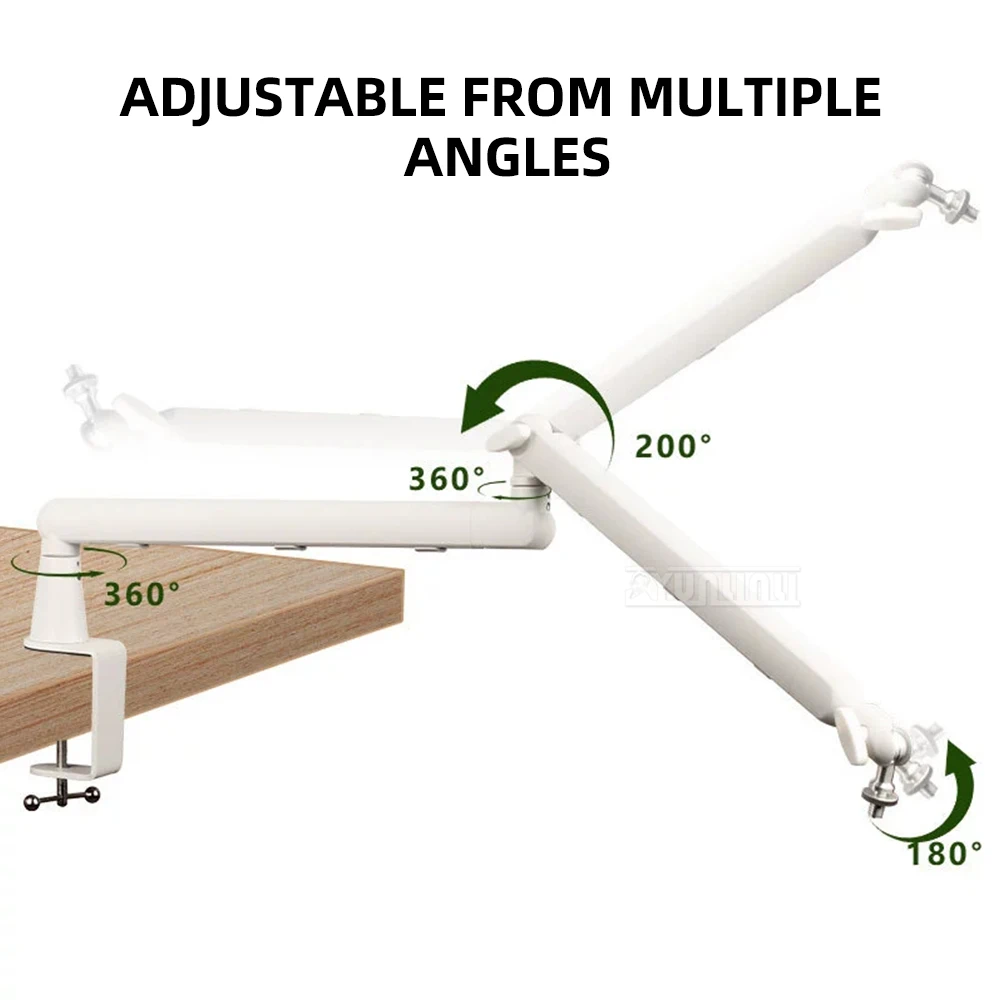 High End Cantilever Desktop Microphone Stand Anti Shake Universal Multi Functional Stand for Mobile Tablet