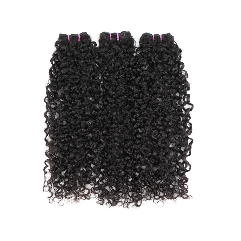Jerry Lockiges Brasilianisches Menschliches Haar Bundles Natürliche Farbe Pixie Curl Bundles Menschliches Haar Tiefe Welle Remy Haar Curl Bundle Extensions