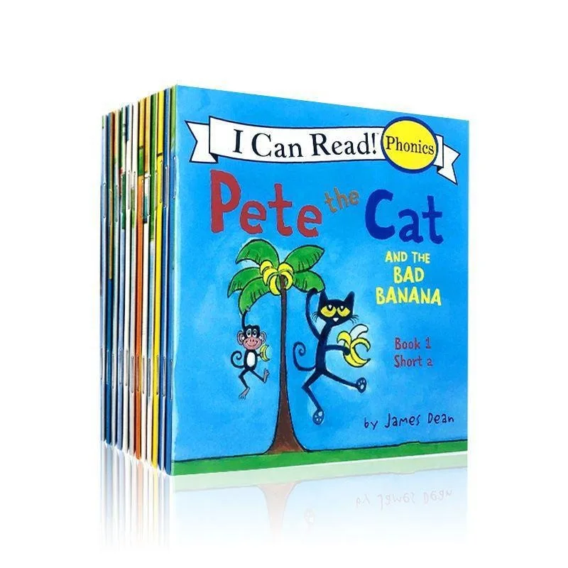 Posso leggere la serie Phonics Pete the Cat Phonics Pete the Cat Pocket Book 12 volumi