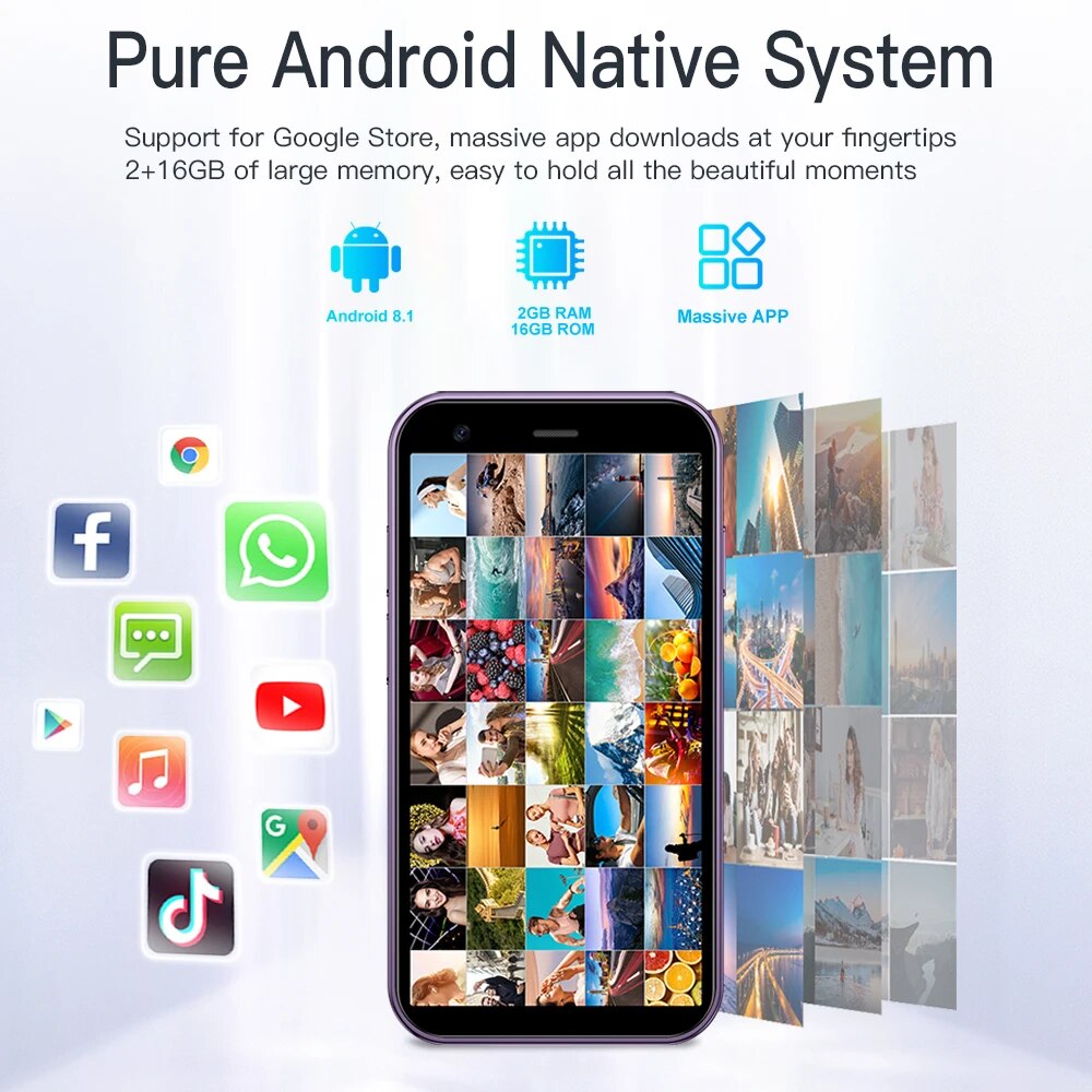 2024 SERVOสมาร์ทโฟนขนาดเล็ก 3.0 "จอแสดงผลDual SIM 3G WCDMA Android 8.1 OS 2GB + 16GB GPS WIFIแบบพกพาMiniโทรศัพท์มือถือต่ําราคา